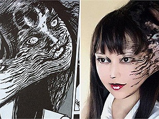Cô gái tài năng đem truyện tranh kinh dị nhất Nhật Bản đến với thế giới thực
