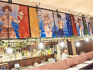 Có hẳn một quán cà phê mang chủ đề Fairy Tail dành cho các fan ở Nhật Bản