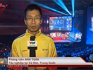 VTV3 đưa tin GAM đánh bại FNC trực tiếp tại Vũ Hán - Trung Quốc trong CKTG 2017