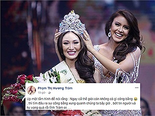 Hương Tràm bất bình với cuộc thi Hoa hậu Trái Đất 2017: 
