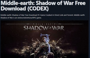 Middle-earth: Shadow of War - Game bom tấn nặng gần 100GB bị crack chỉ sau hơn 1 ngày
