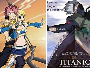 Sẽ ra sao khi các gương mặt của anime đi đóng...Titanic?