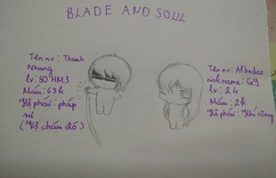 Bá đạo cô nàng game thủ mê Blade and Soul đến độ vẽ hẳn bộ truyện tranh siêu dễ thương