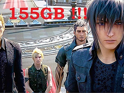 Sốc khi Final Fantasy XV tung ra phiên bản mới nặng lên đến... 155GB