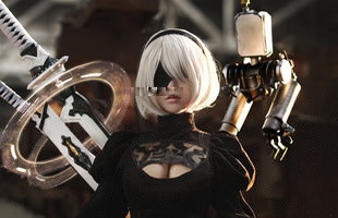 Mãn nhãn với cosplay Nier: Automata 