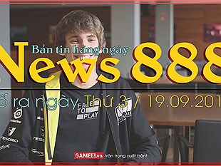 News 888 19/09/2017: Rồng vàng Na'Vi trở lại siêu mạnh mẽ!