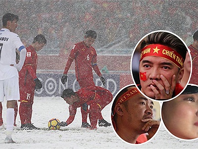 Sao Việt ủ rũ, khóc hết nước mắt trước màn thi đấu kiên cường của đội tuyển U23 Việt Nam